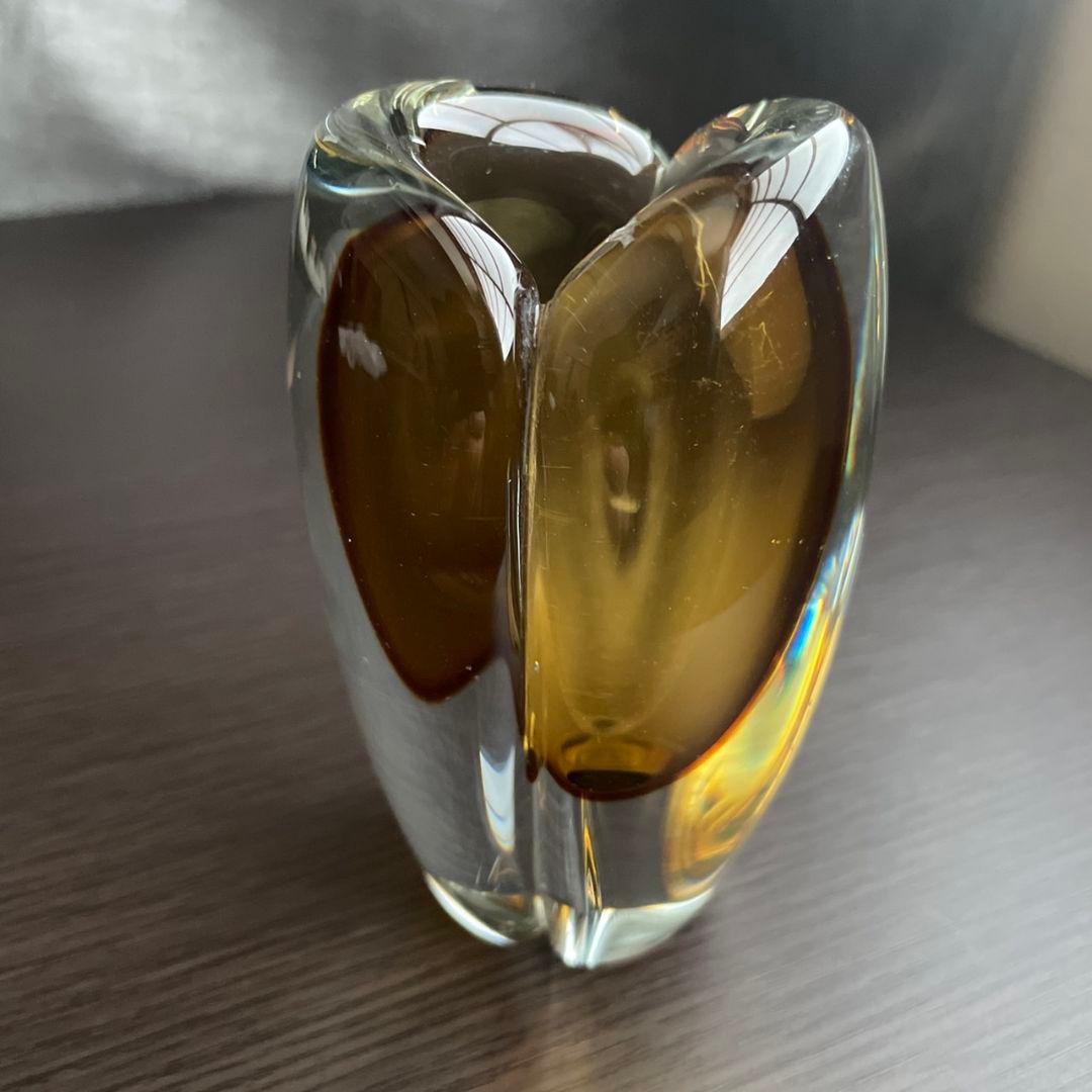 Nuutajärvi　Kaj Franck　フラワーベース　オブジェ　傷有