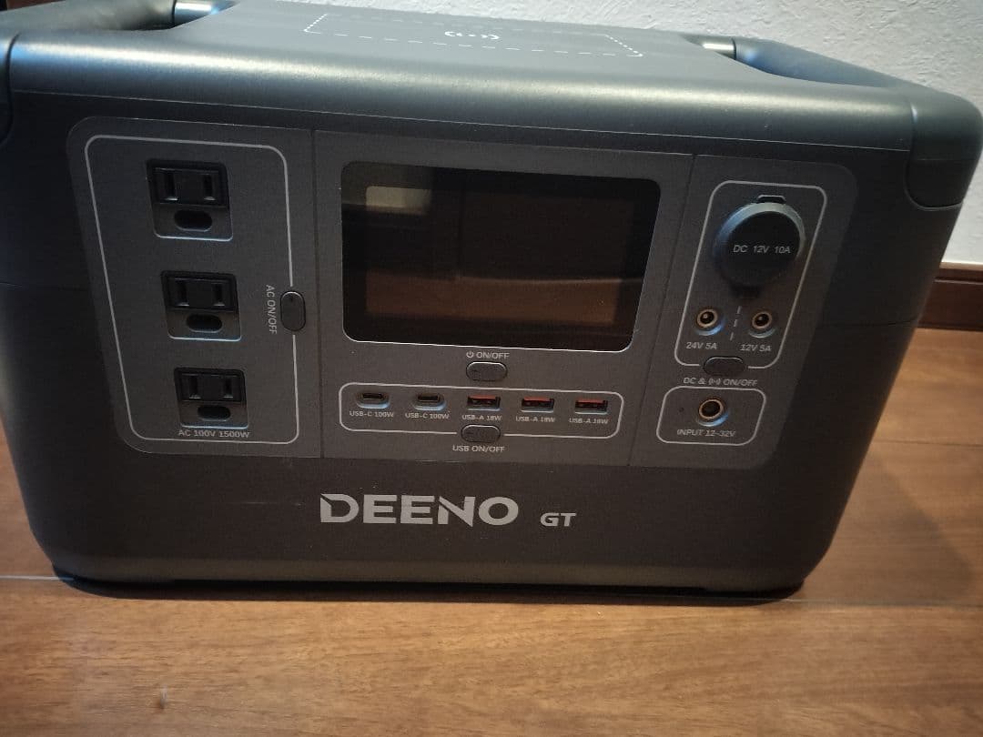 DEENO ポータブル電源 GT X1500 1036Wh 1500W