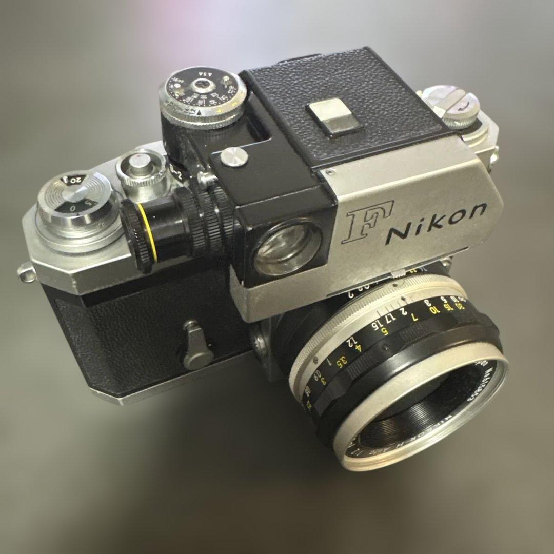 NikonF 一眼レフカメラ NIKKOR-H 50mm f2 ※オールドレンズ