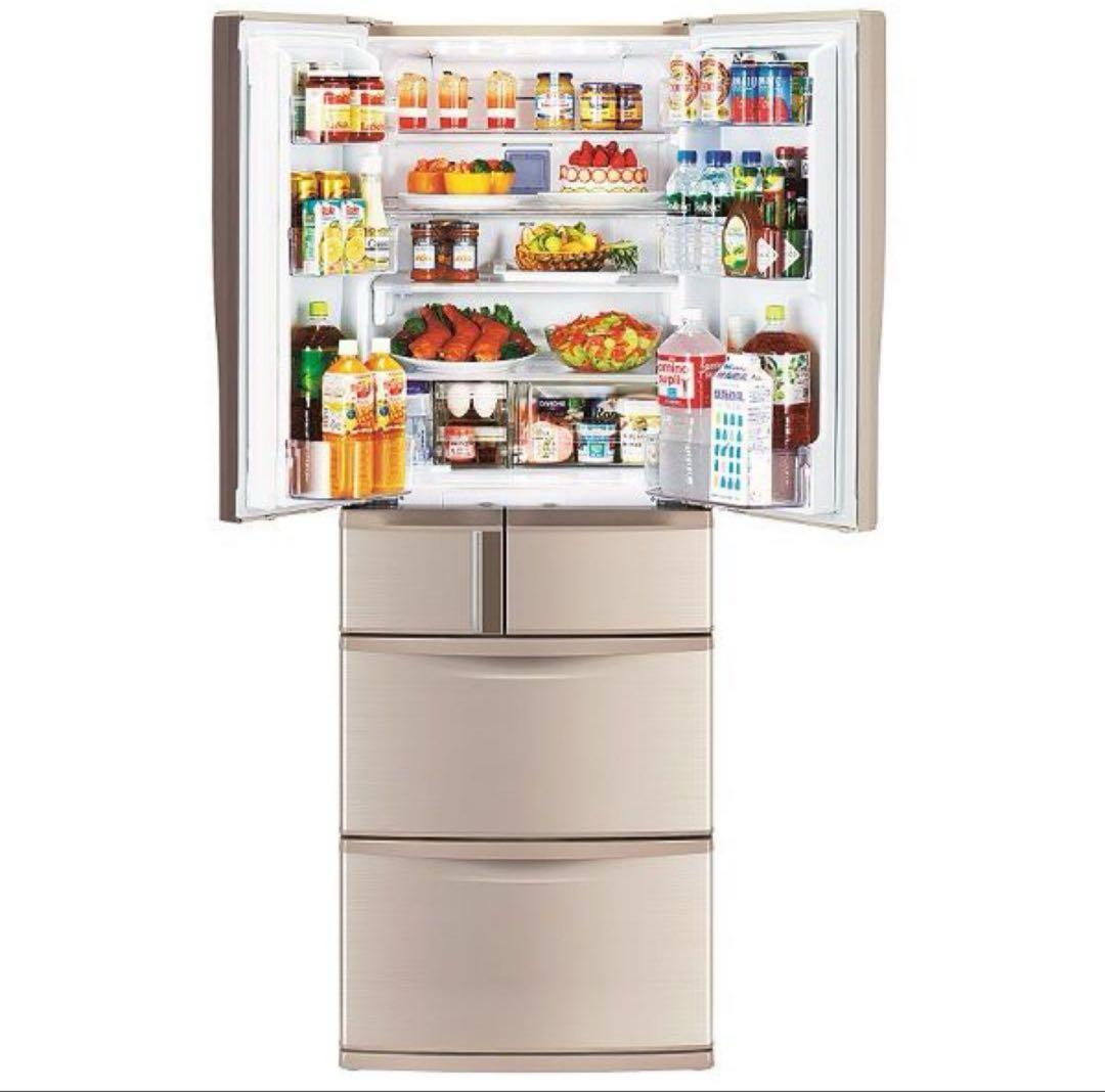 【中古】三菱 435L フレンチドア冷蔵庫　即決