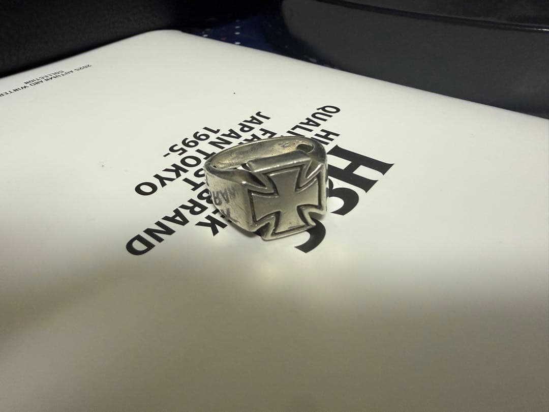 アイアンクロス シルバー925リング 19号