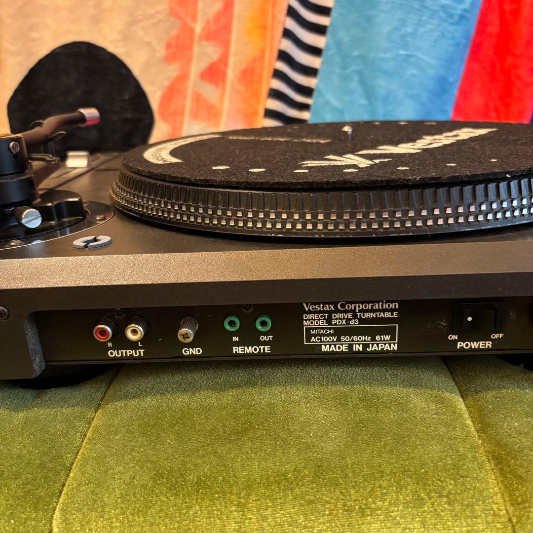 Vestax ベスタクス PDX-d3 ターンテーブル 2台セット