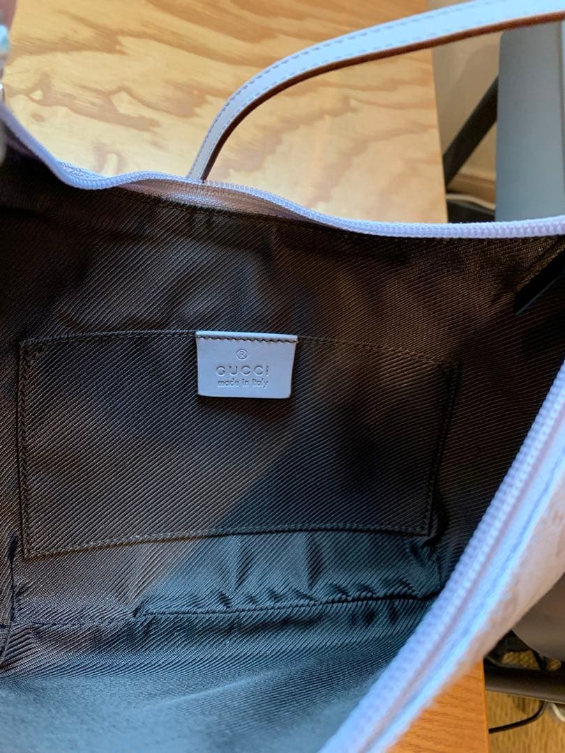 GUCCI GGパターン ピンク ハンドバッグ