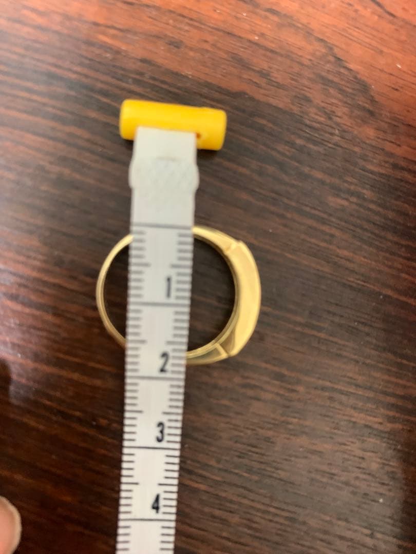 k18ルビー とダイヤモンド ？リング ゴールド　13号