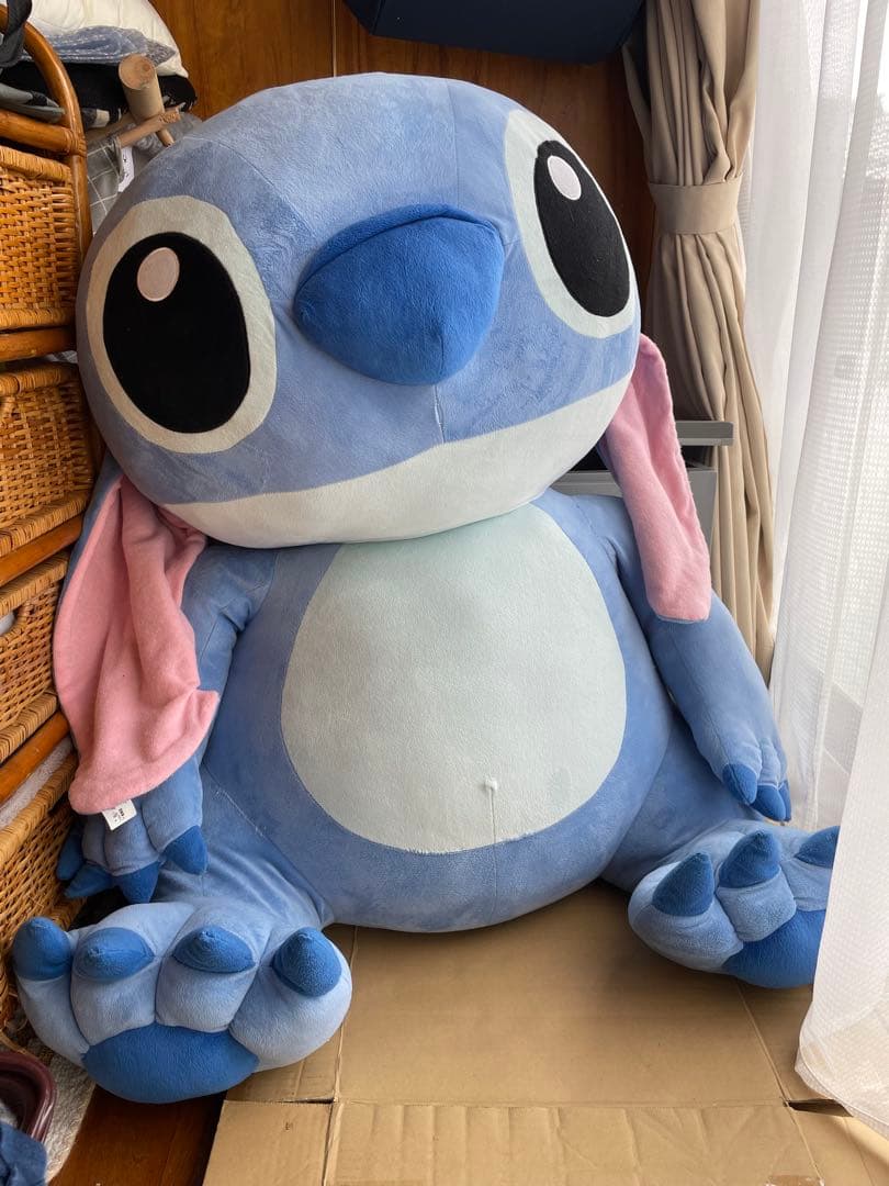 【超巨大】大きなスティッチ ぬいぐるみ　ディズニー　リロ&スティッチ 約1m