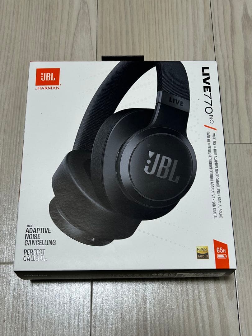 【美品】JBL LIVE 770NC ワイヤレスヘッドホン ブラック