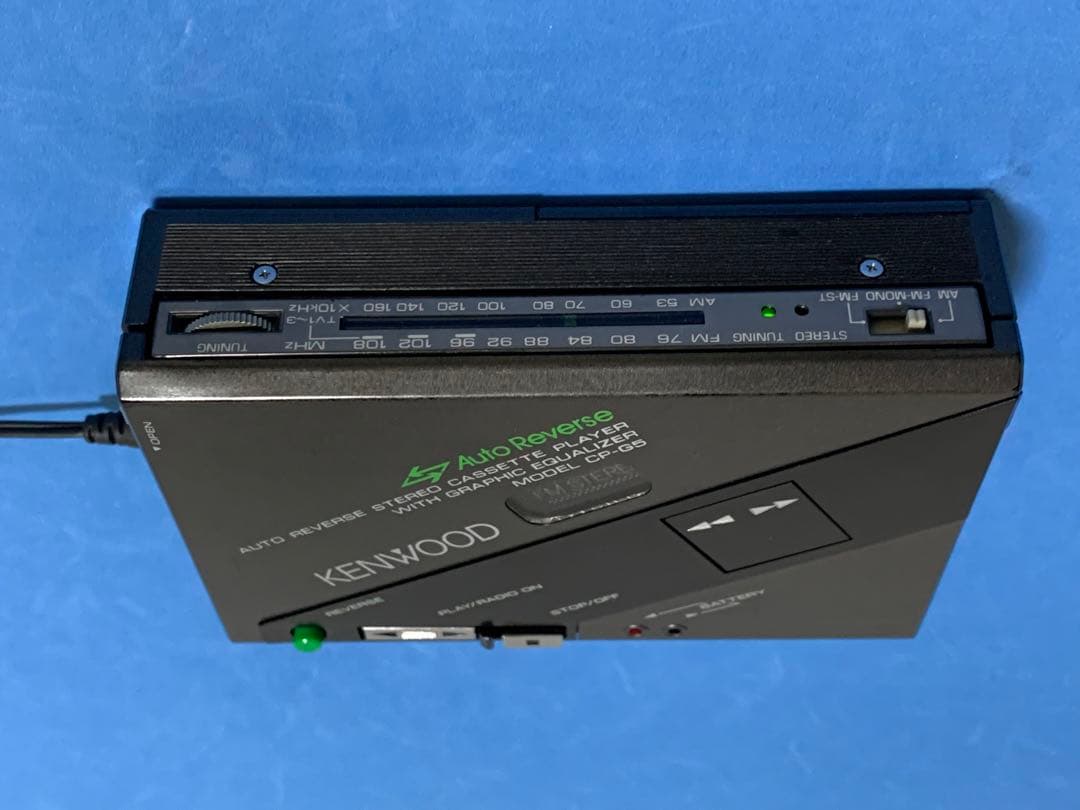 KENWOOD オートリバース ステレオカセットプレーヤー CP-G5 動作美品
