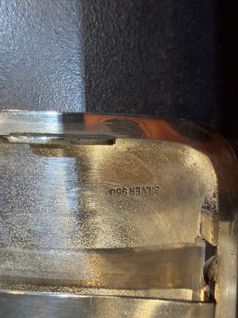 Silver 950 龍図 タバコケース／煙草入れ　109g