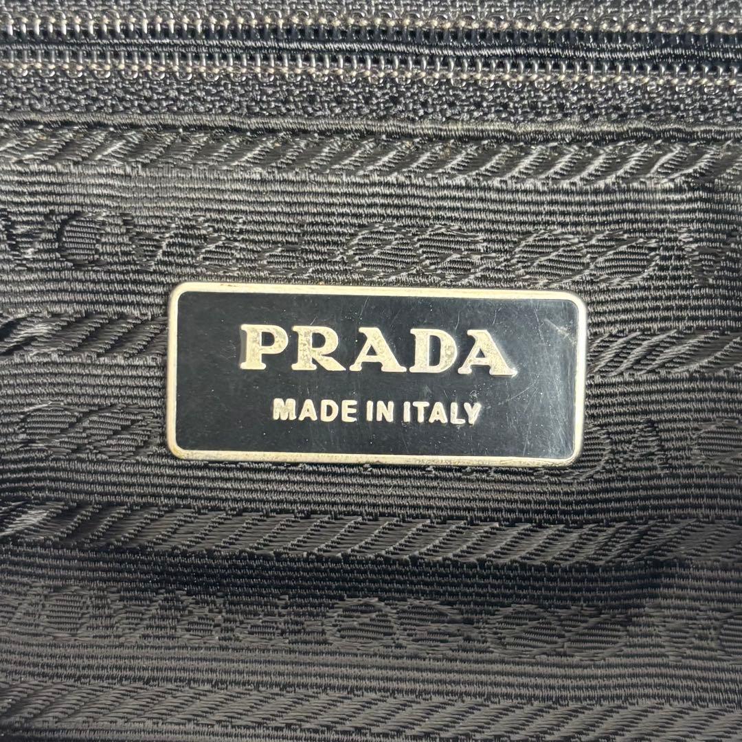 極美品 PRADA プラダ ショルダーバッグ カメラバッグ ナイロン レザー