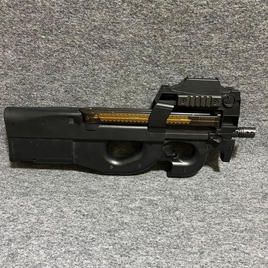 東京マルイ P90 電動ガン サイト付 トレーサー3本 動作未確認