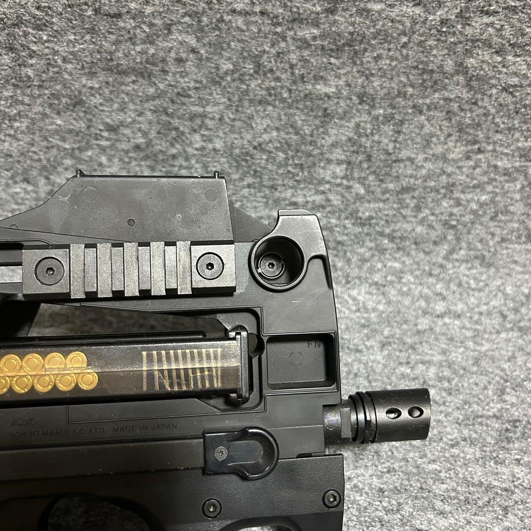 東京マルイ P90 電動ガン サイト付 トレーサー3本 動作未確認