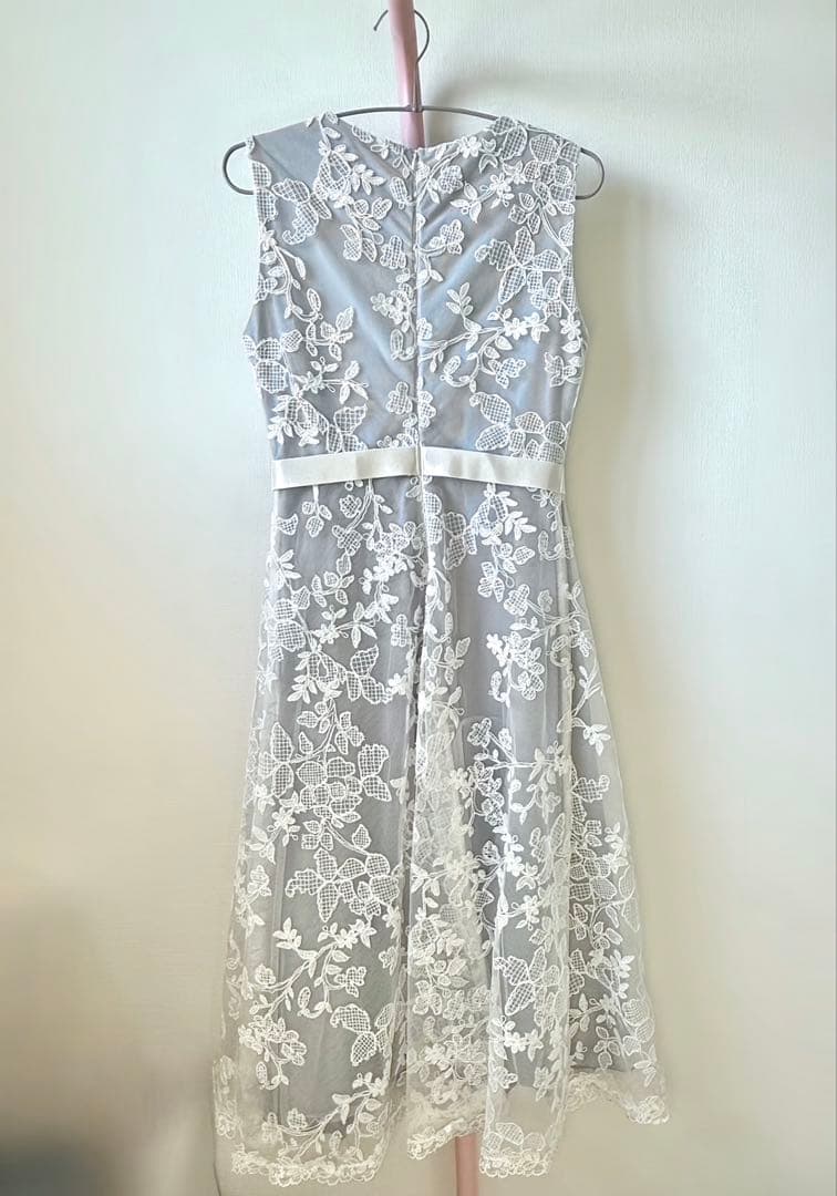 【美品＆即発送】sugar エルケイグレーレース　Aラインドレス7号