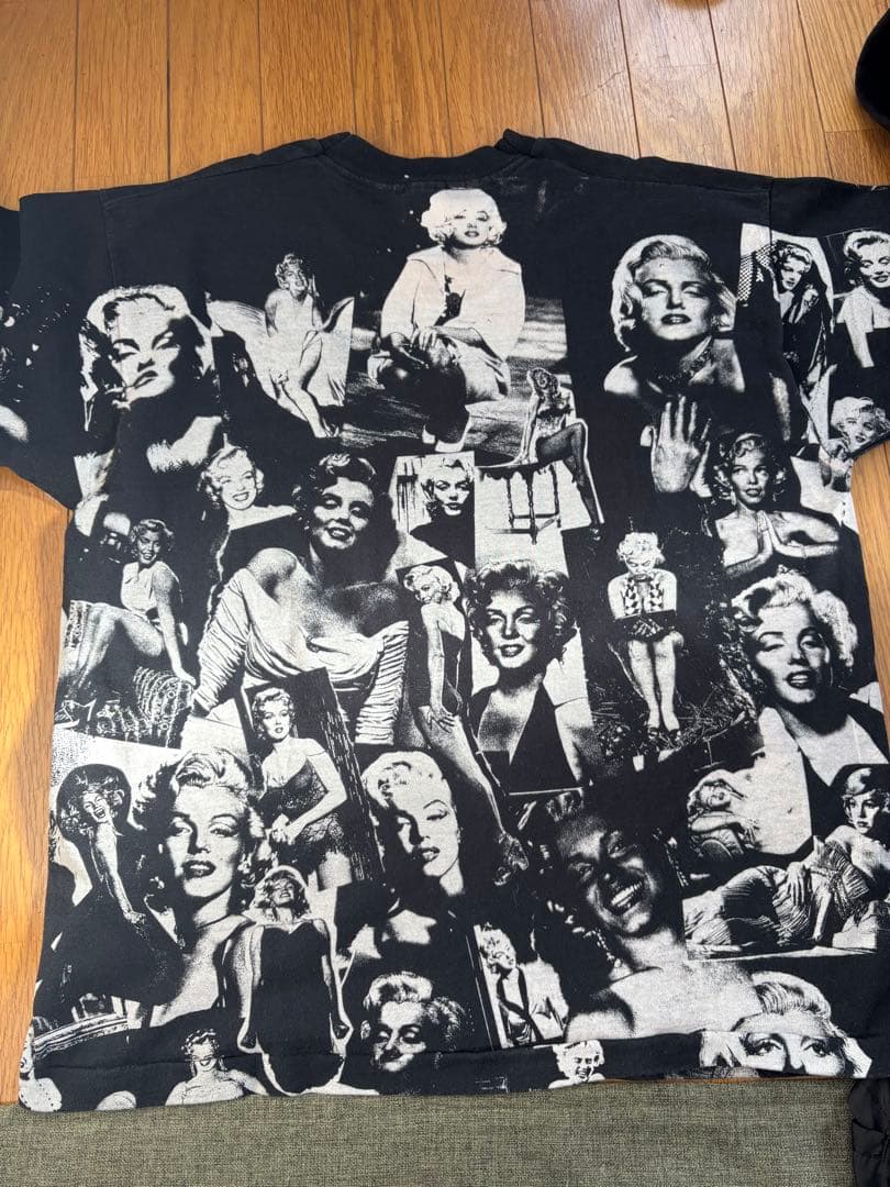 ヴィンテージ　マリリンモンロー　総柄tシャツ