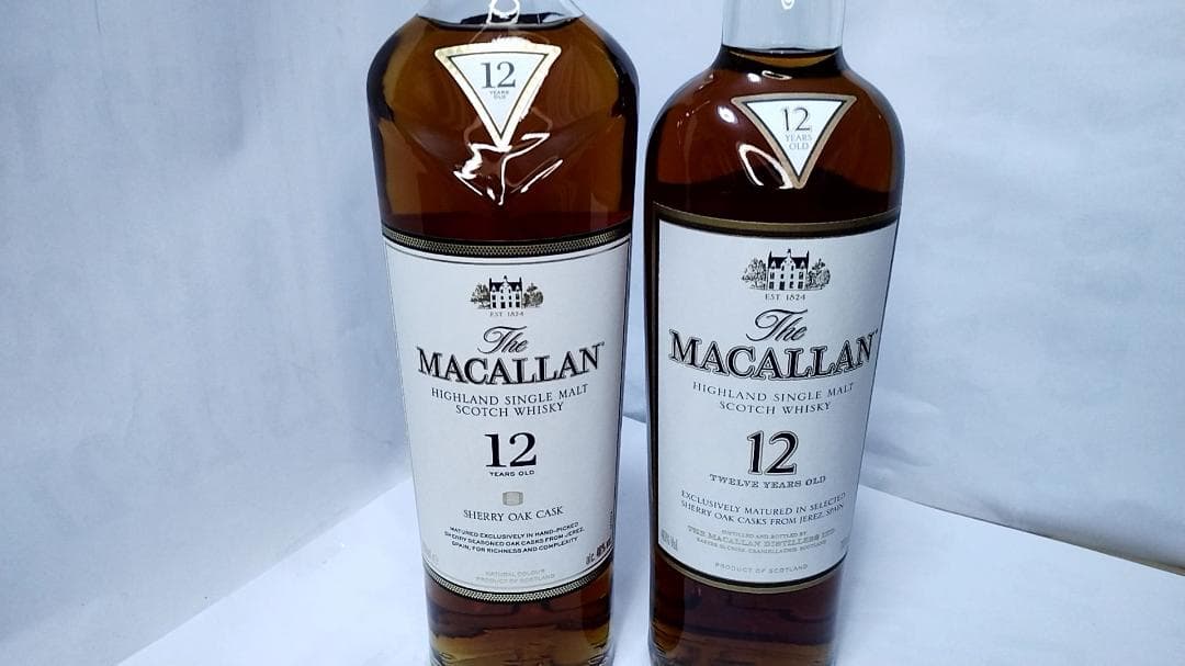 マッカラン12年新旧2本セット箱付700ml43%