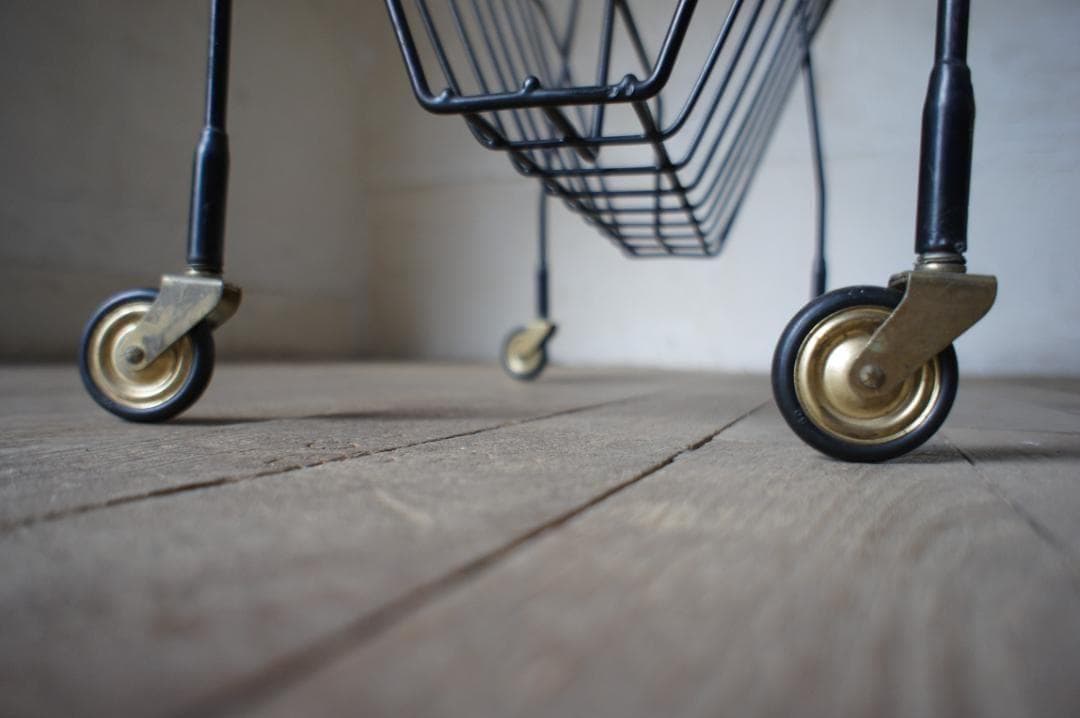 サイドテーブル　ワゴン　ミッドセンチュリー　ヴィンテージ　北欧　フランス