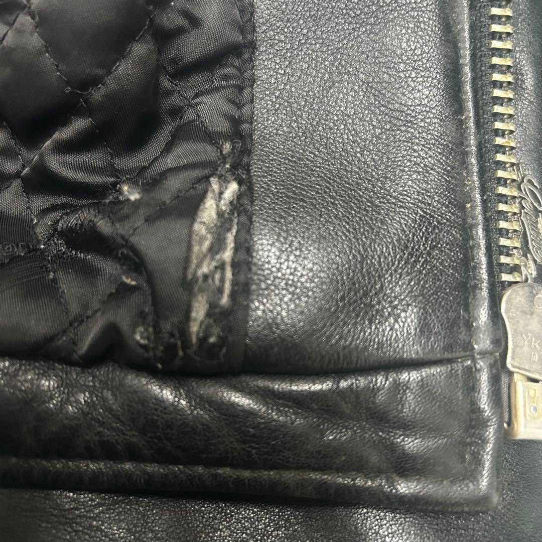 ハーレーダビッドソン シングルライダースレザージャケット M 牛革