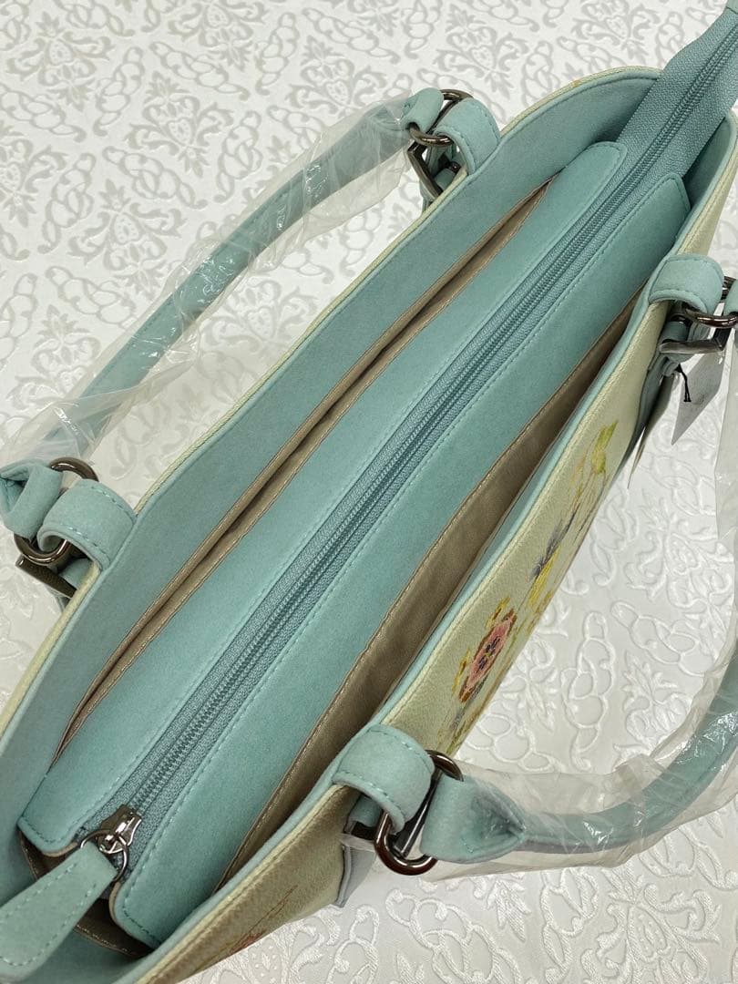 岡重謹製 未使用品 OKAJIMA バッグ 京友禅 金彩 葡萄唐草 正絹