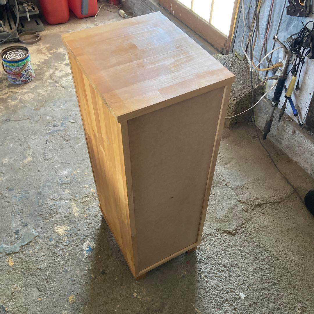 A4サイズ プレート多段チェスト8段 木製 無垢 書類チェスト B