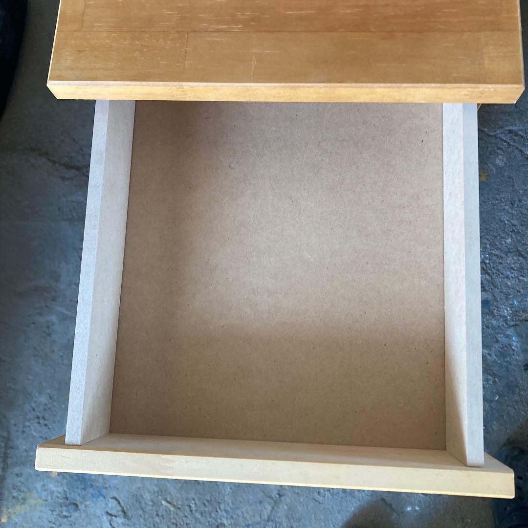 A4サイズ プレート多段チェスト8段 木製 無垢 書類チェスト B