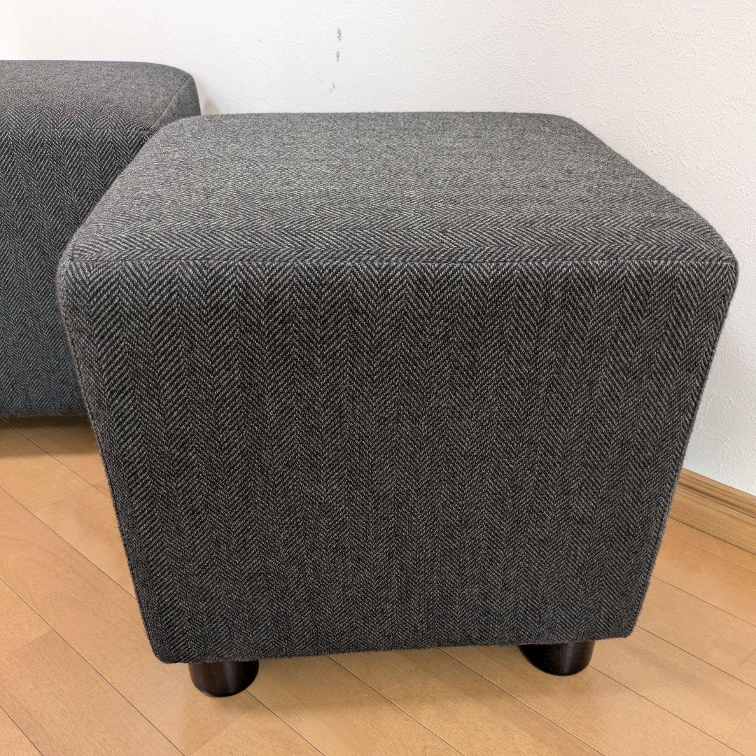 アダル ADAL スツール2脚セット グレー 業務用美容室病院待合カフェ椅子イス