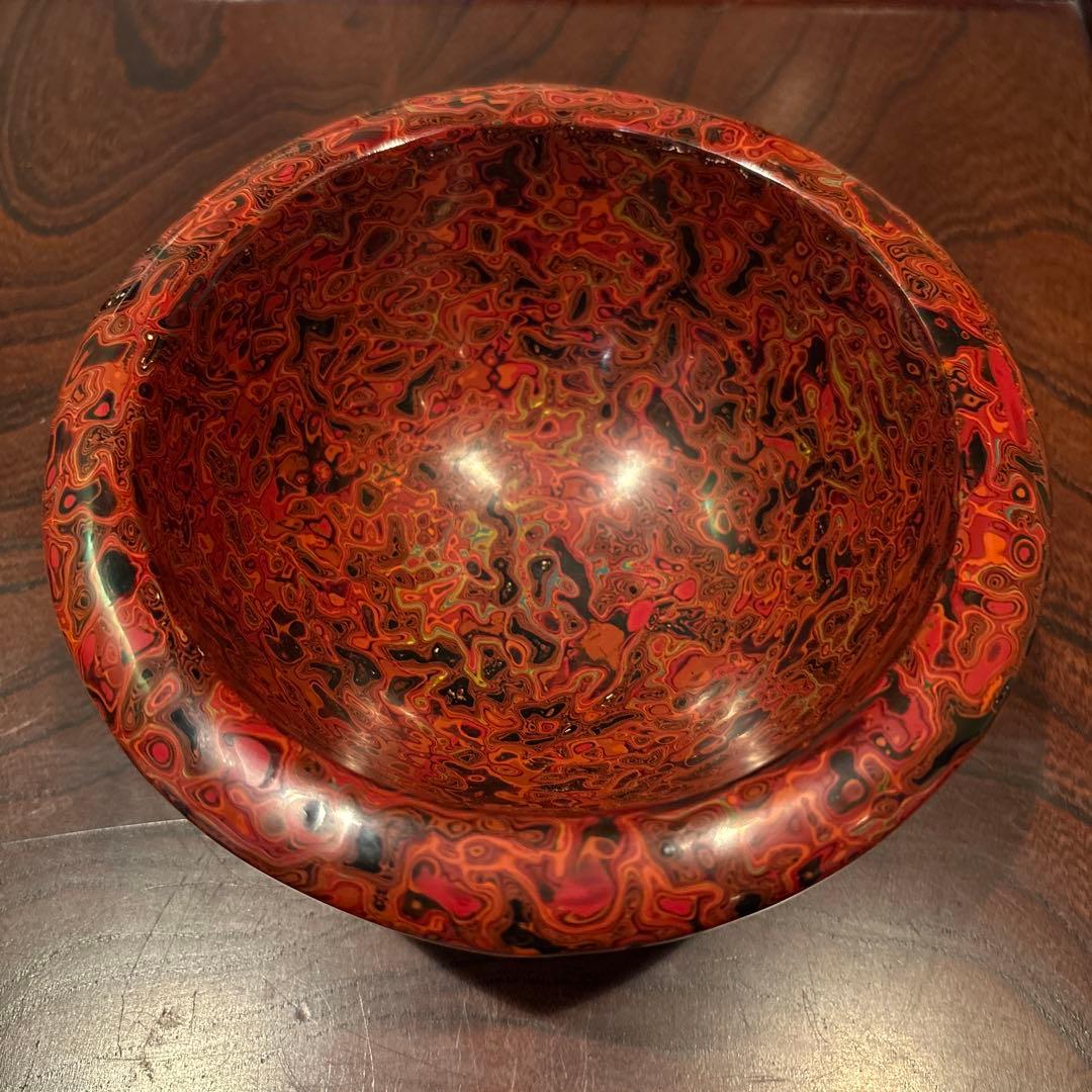 エガ　会津塗り　乾漆鉢　漆器　小鉢　菓子器　天然木　伝統工芸品　希少