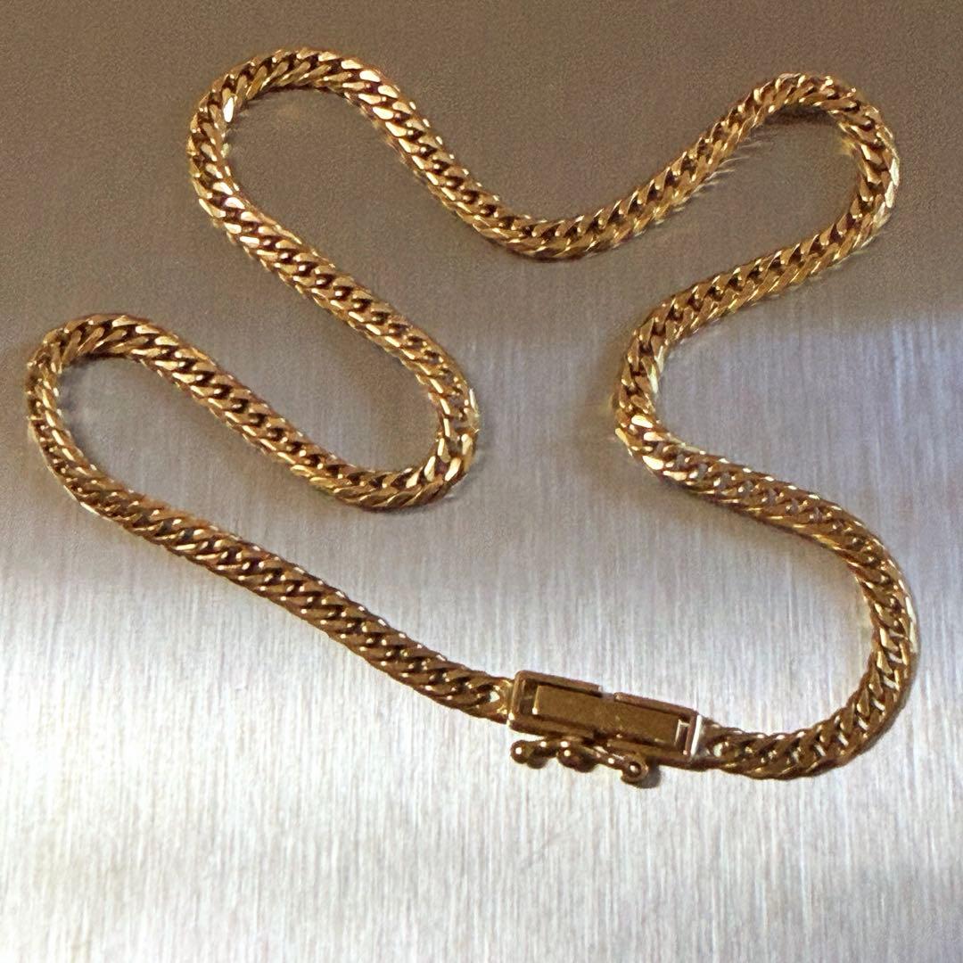 18金 喜平 6面ダブル　アンクレット 23cm.