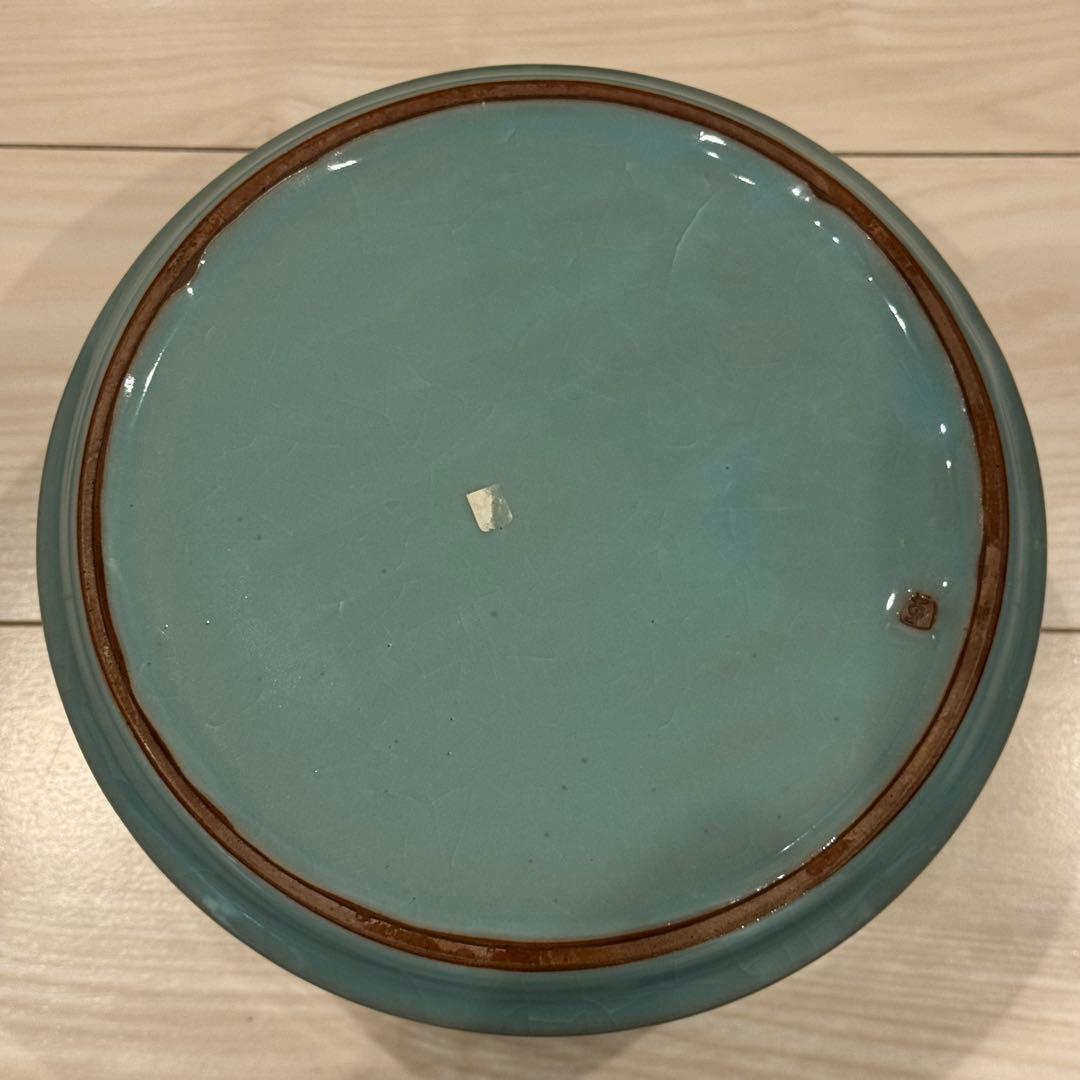 青磁 飾り壺小野卓