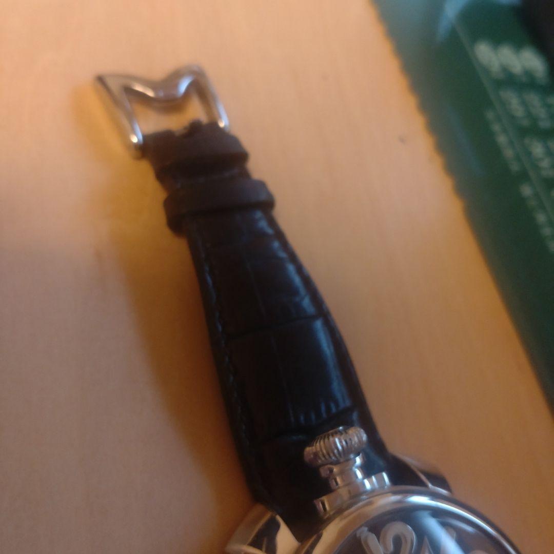 GaGaMilano ガガミラノ 手巻き時計 黒