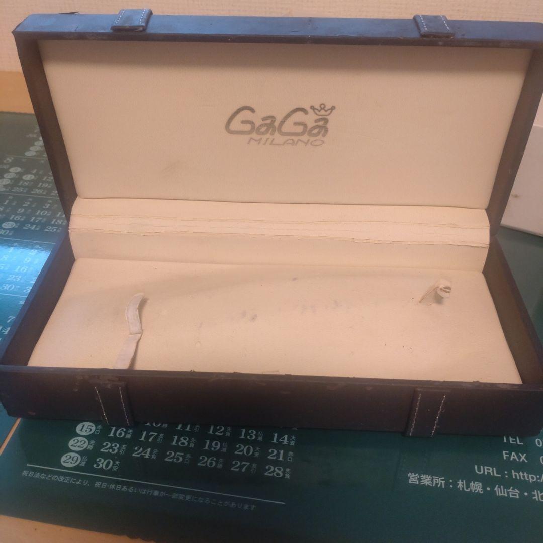 GaGaMilano ガガミラノ 手巻き時計 黒