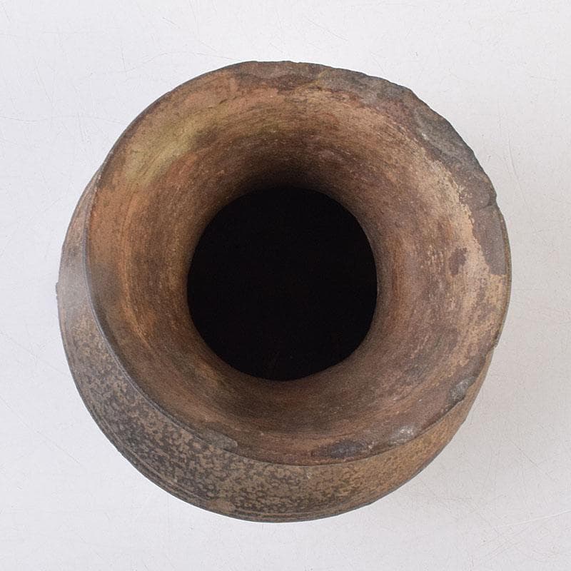 朝鮮美術　須恵器　新羅土器　新羅無細土　壷　C　R9089