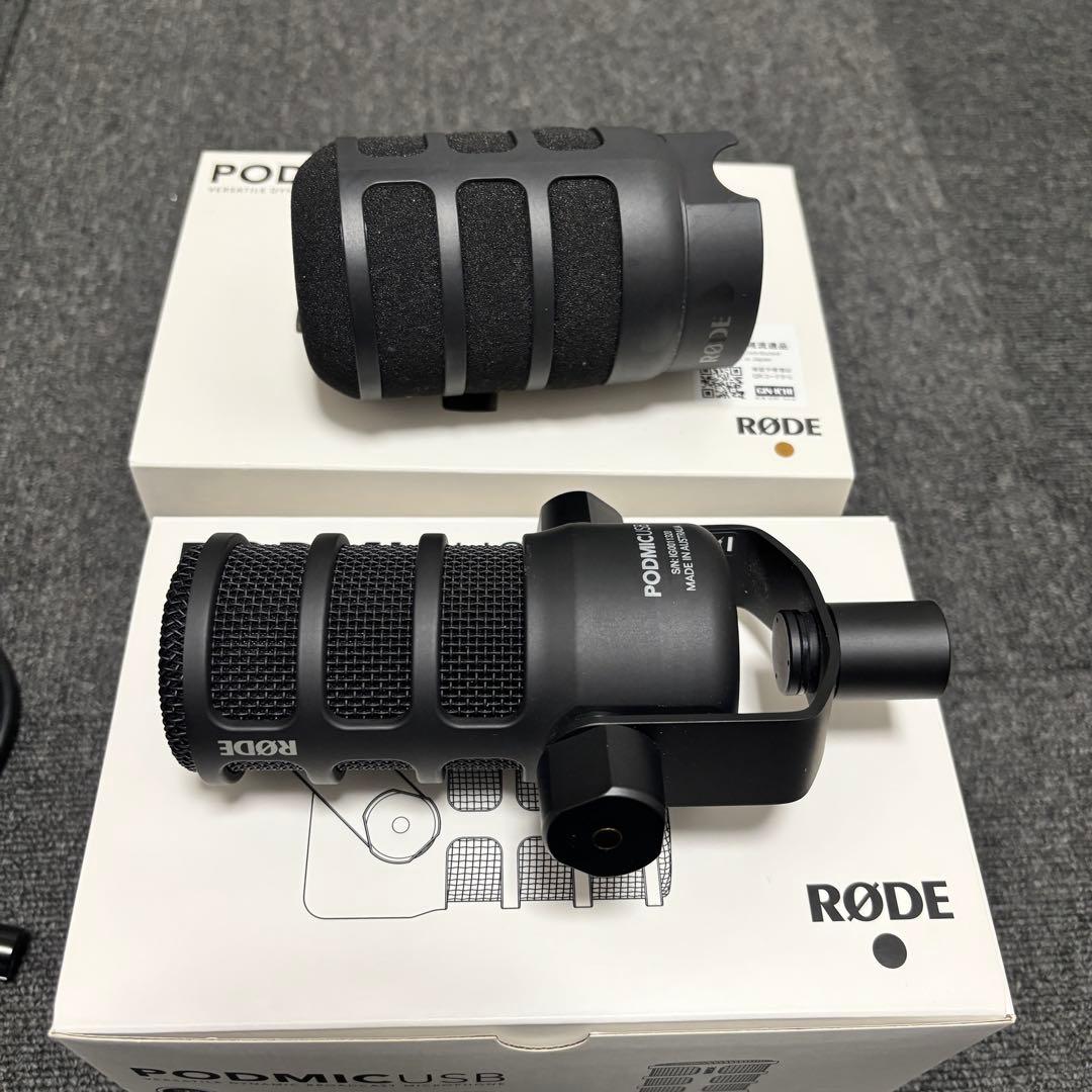RODE PODMIC USB モガミXLR1mケーブル