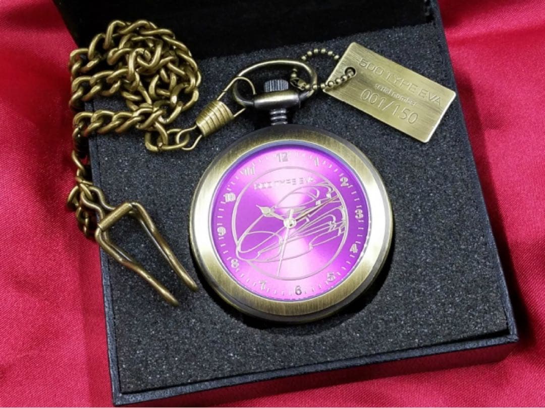 ★500系【エヴァンゲリオン新幹線500 TYPE EVA】懐中時計★限定品★