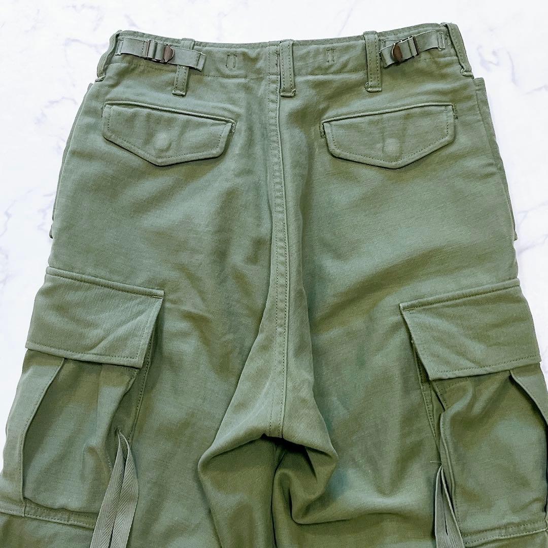 現行美品✨マディソンブルー カーゴパンツ カーキゆったり 01 S～M