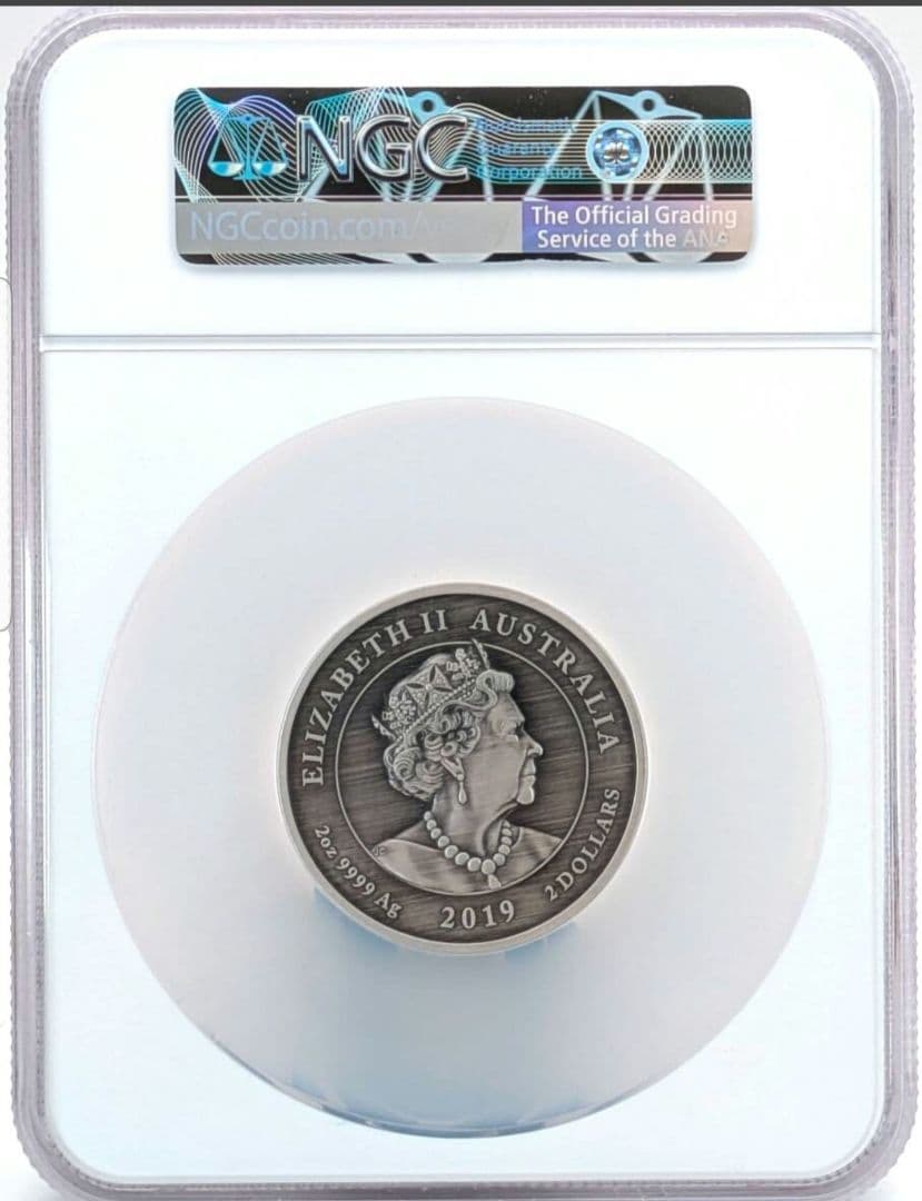 ビクトリア女王 200周年記念 2オンス シルバー アンティークカメオ純銀