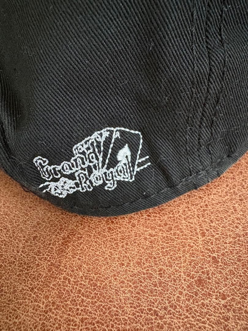 超希少‼️BEASTIE BOYS レーベル刺繍入りブラックキャップ