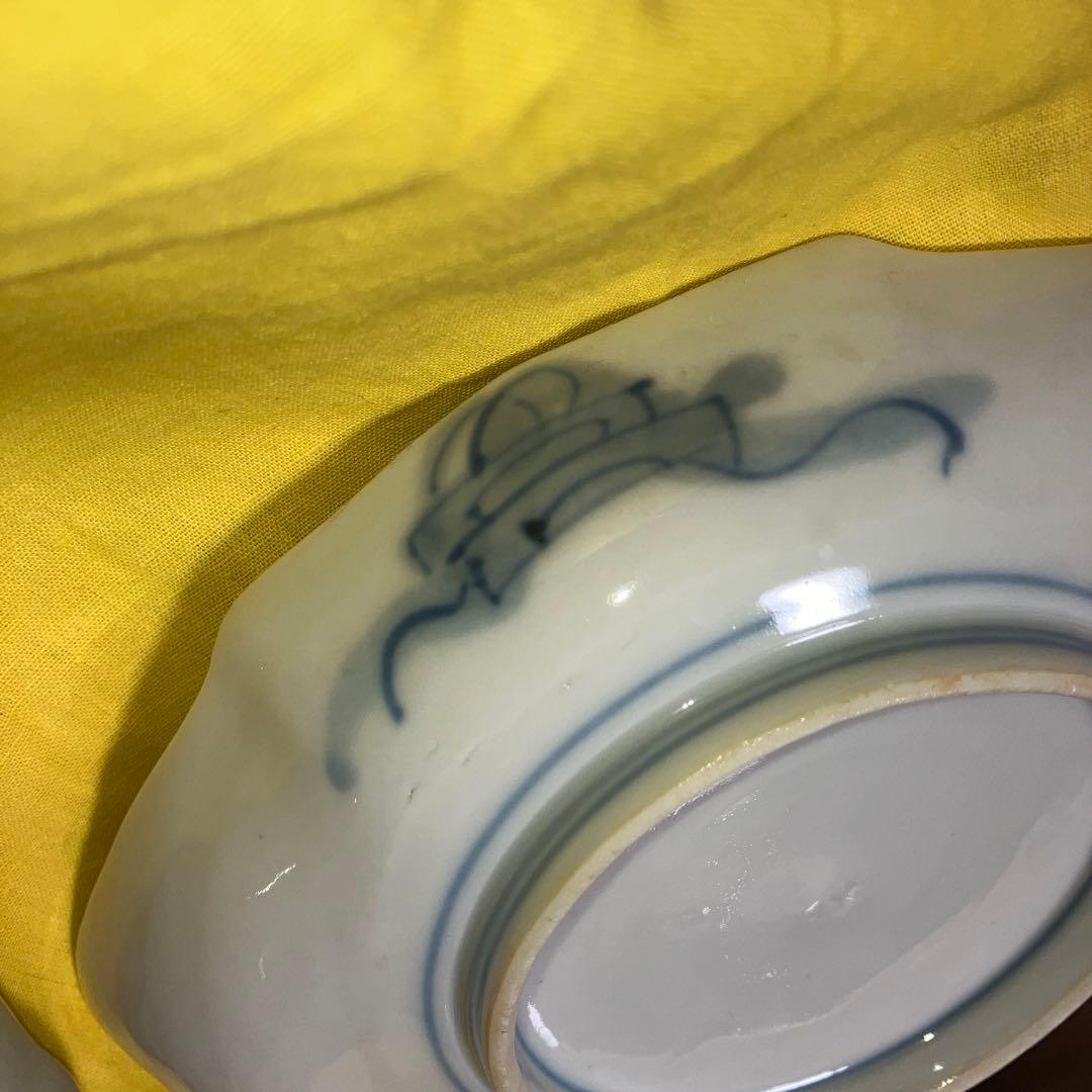 古伊万里　色絵　５枚　古美術