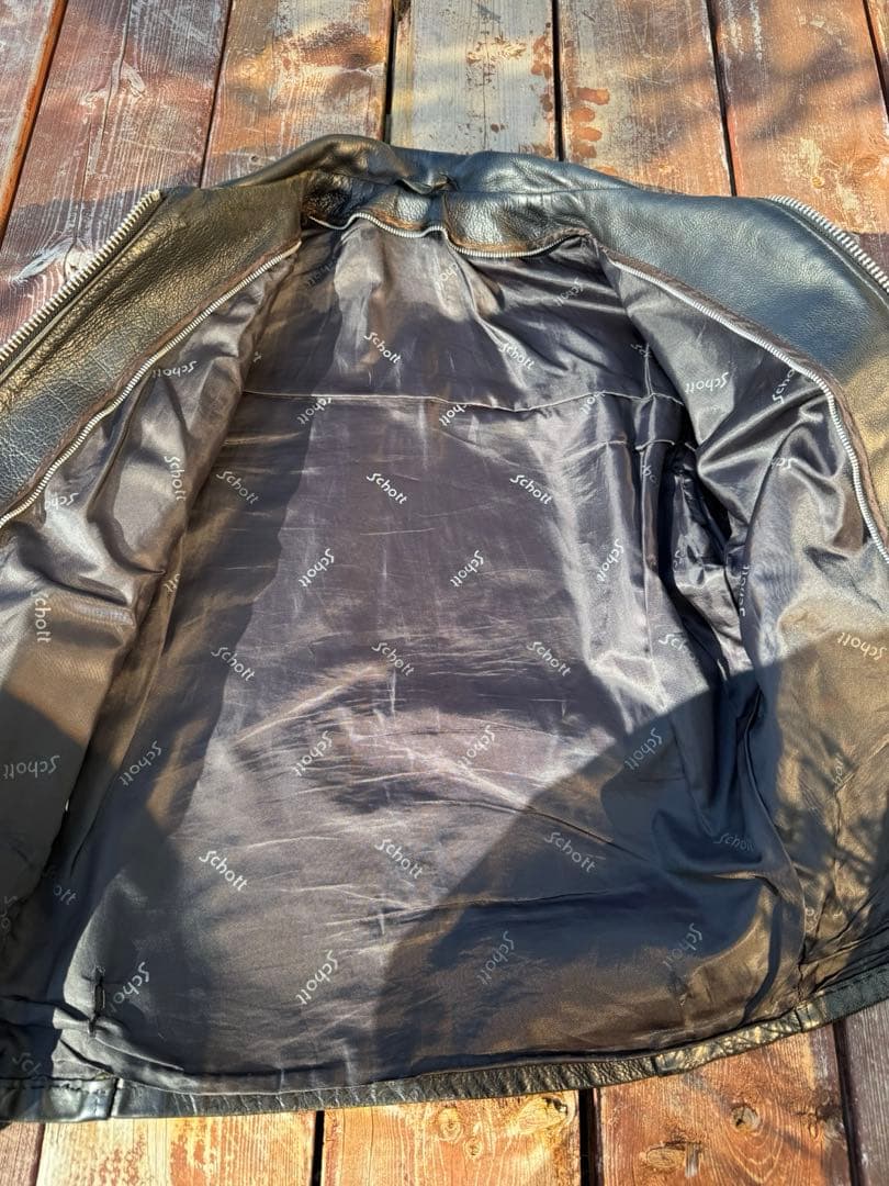 80s Schott Single Riders 642 ライナー無