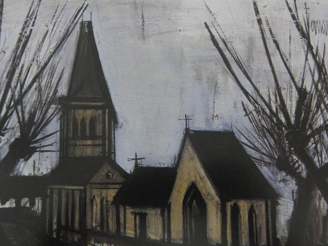 ベルナール・ビュッフェEglise de la Villette a Rollo