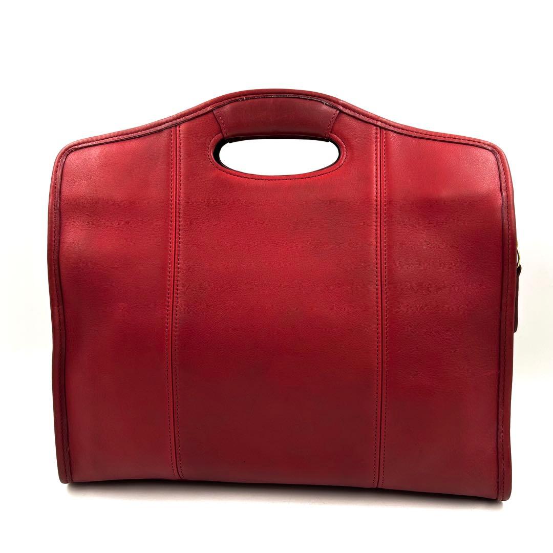 オールドコーチ 305 トートバッグ 2way 斜め掛け レザー レッド