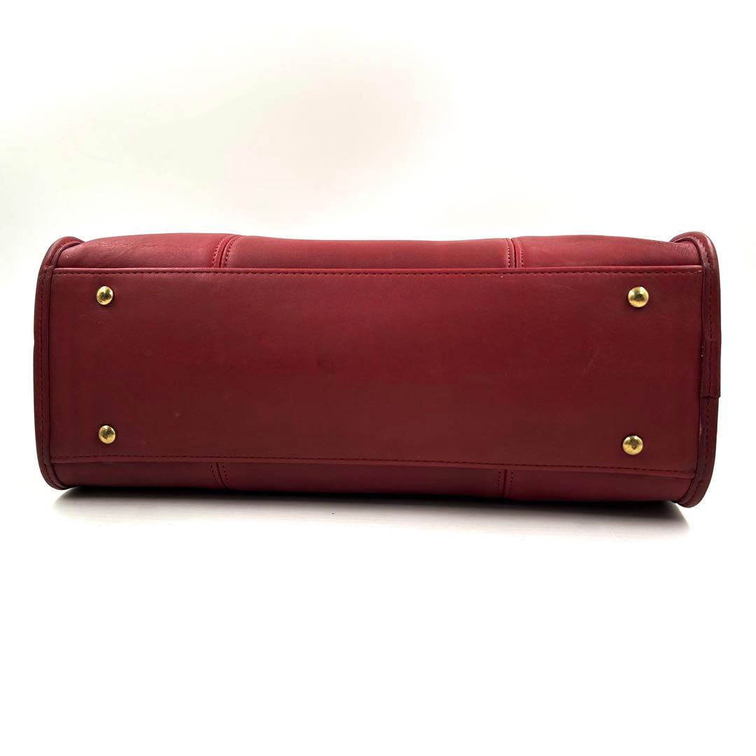 オールドコーチ 305 トートバッグ 2way 斜め掛け レザー レッド