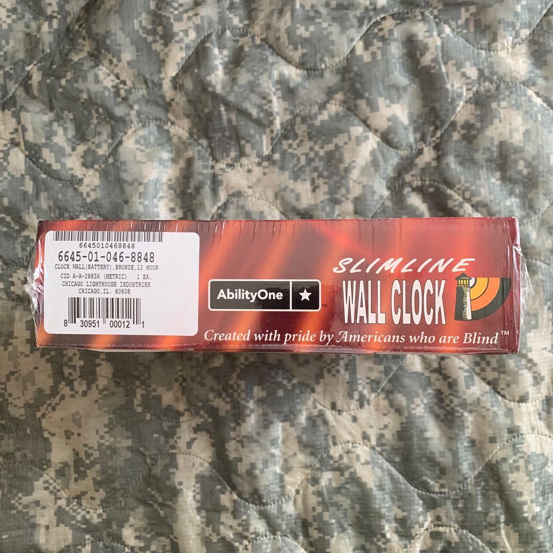 SKILCRAFT WALL CLOCK 新品　米軍放出　1点のみ