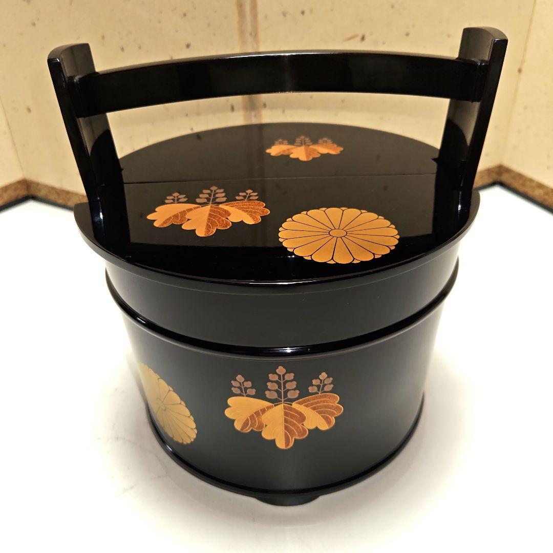 新春セール！　茶道具　　輪島塗高台寺蒔絵手桶水指