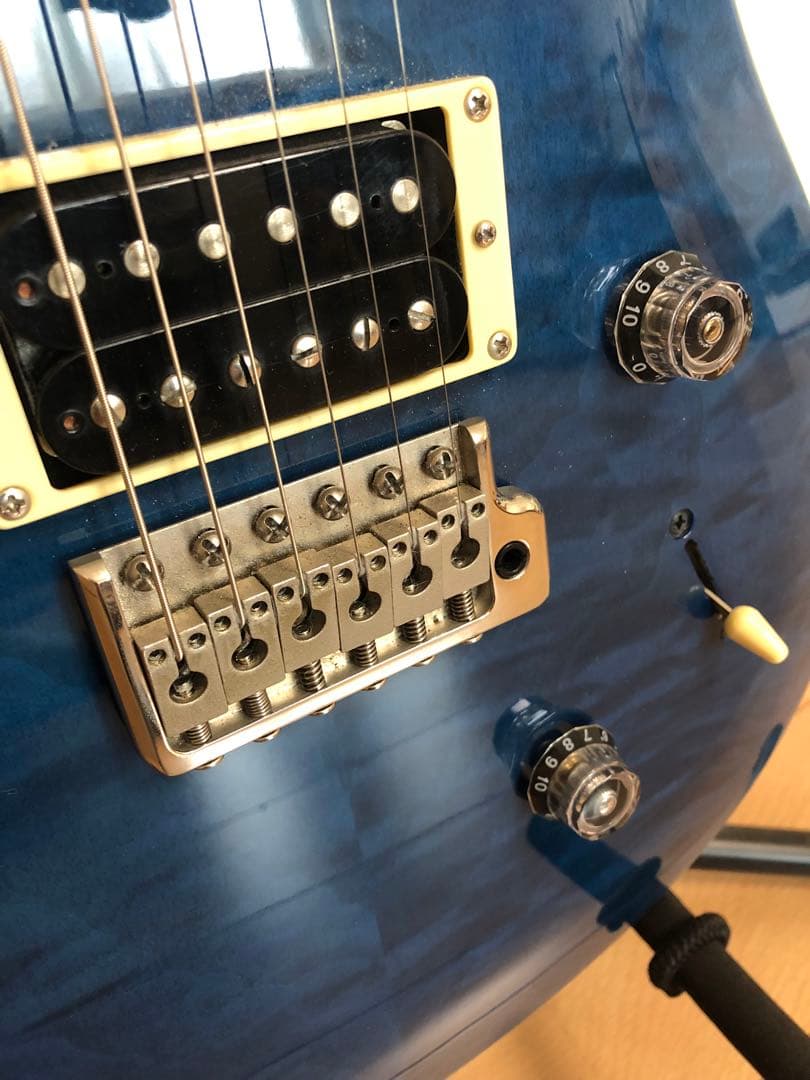 ギター PRS SE Castom24 QM LTD Blue matteo