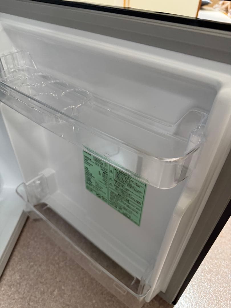 REFAGE 冷蔵庫 ブラック 引き出し式冷凍庫