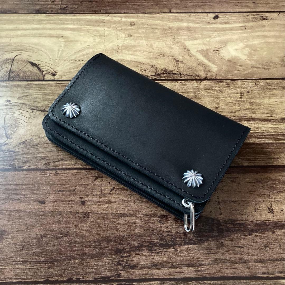 【お札を折らずに収納】COW CRUST トラッカーウォレット150（ミドル）