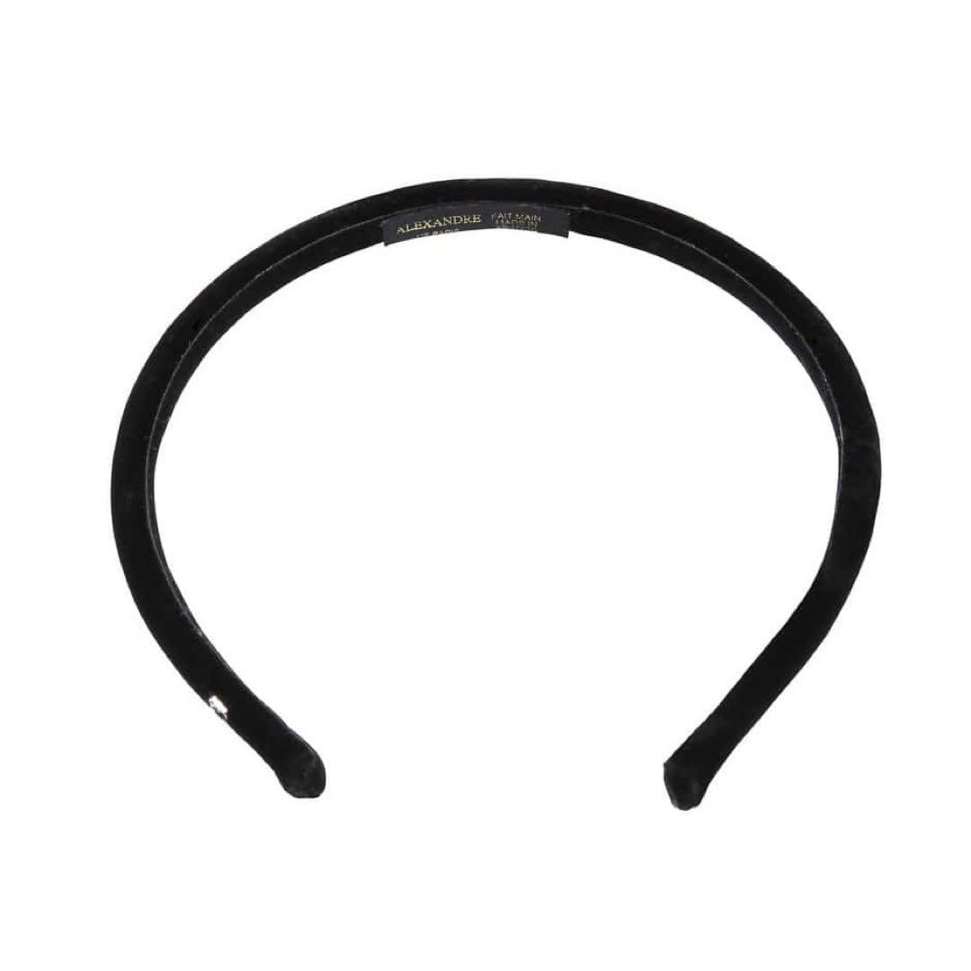 【新品】ALEXANDRE DE PARIS ベロア　カチューシャ【未着用】