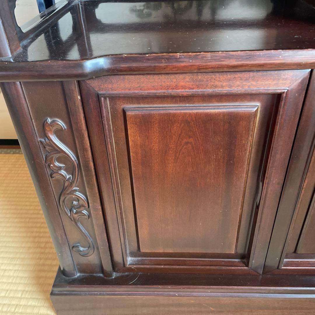 ミルコン。 茶箪笥 飾り棚 茶棚 レトロ アンティーク