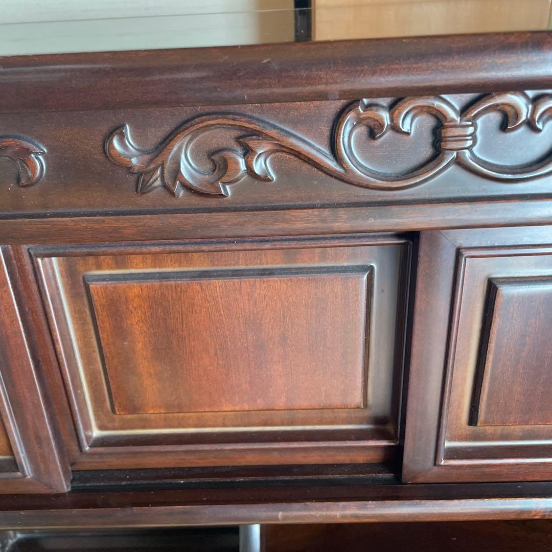 ミルコン。 茶箪笥 飾り棚 茶棚 レトロ アンティーク