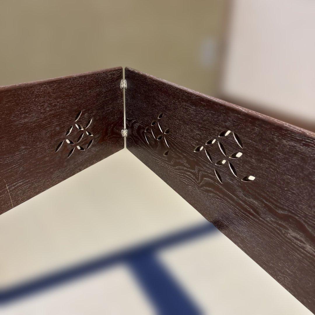 【茶道具】桑七宝板風炉先（紙箱）