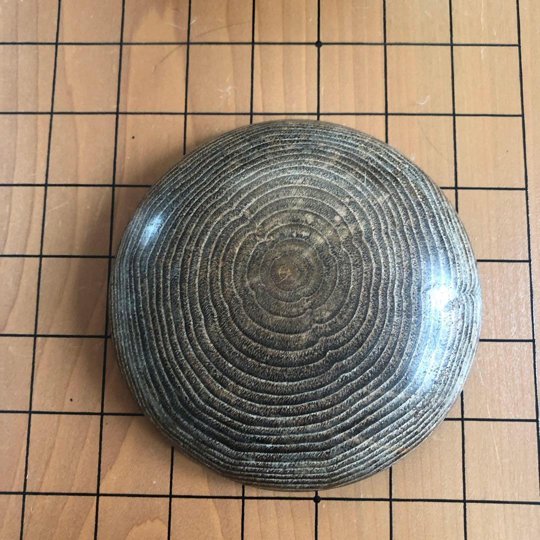 足付碁盤 碁石セット　おへそ付いてます